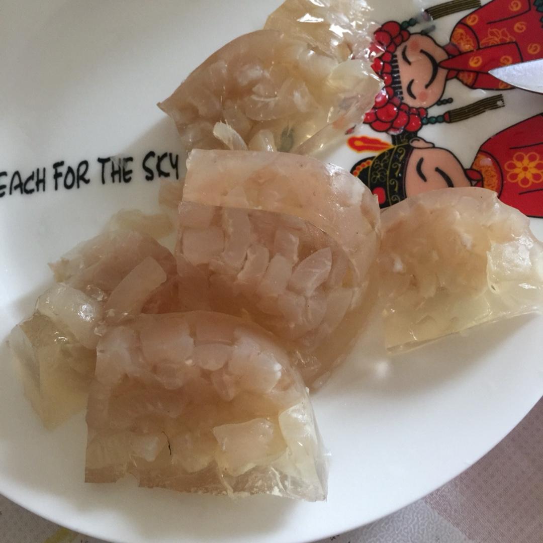 吃真正的胶原蛋白：水晶皮冻