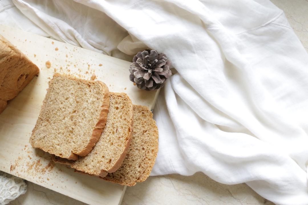 【减脂达人】全麦红茶黑糖蜜乡村吐司