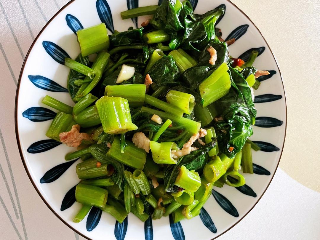 爆炒空心菜的做法
