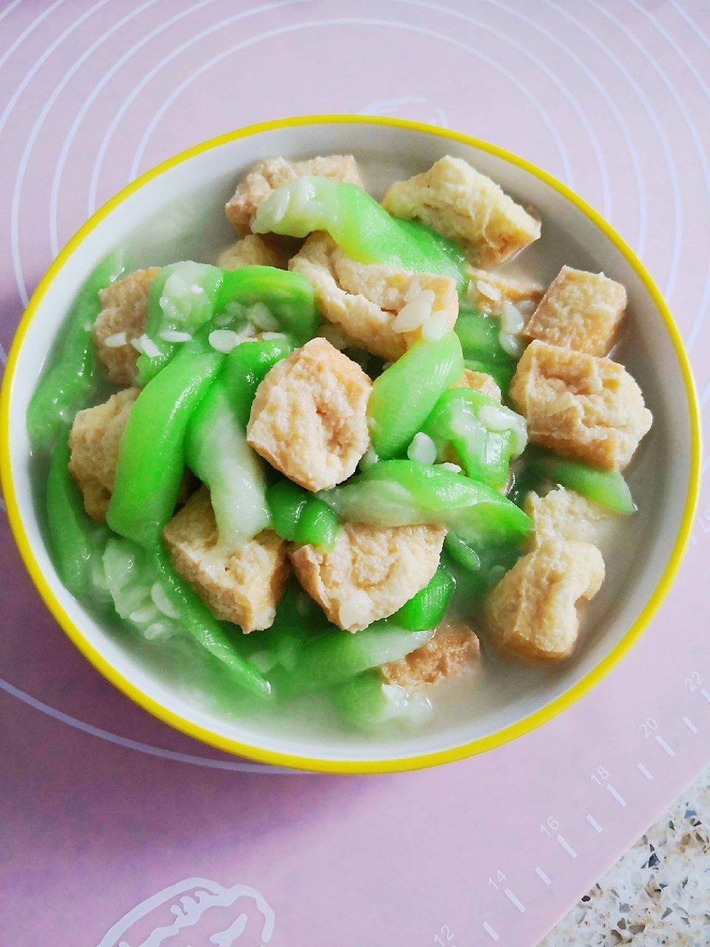 豆泡烧丝瓜「素食也美味」