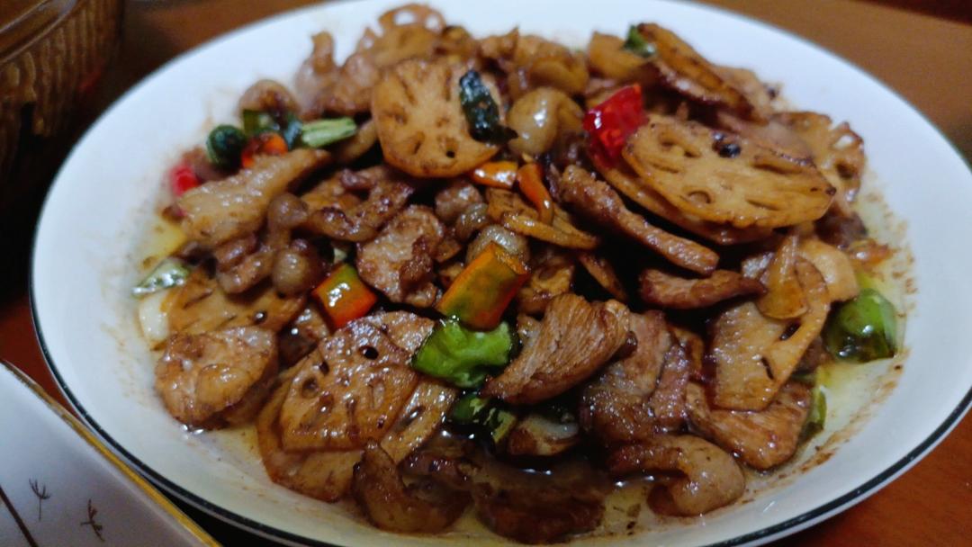 藕片炒肉