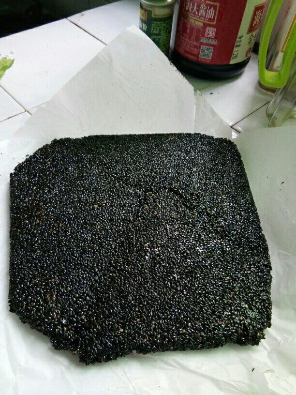 黑芝麻糖