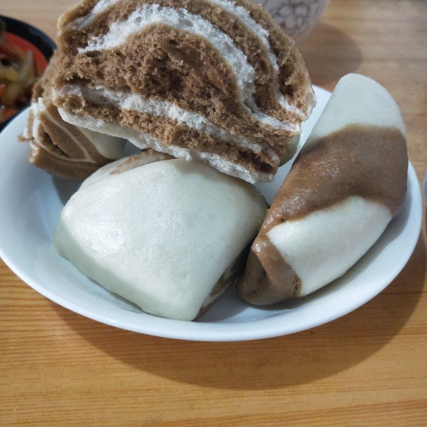 双色刀切馒头