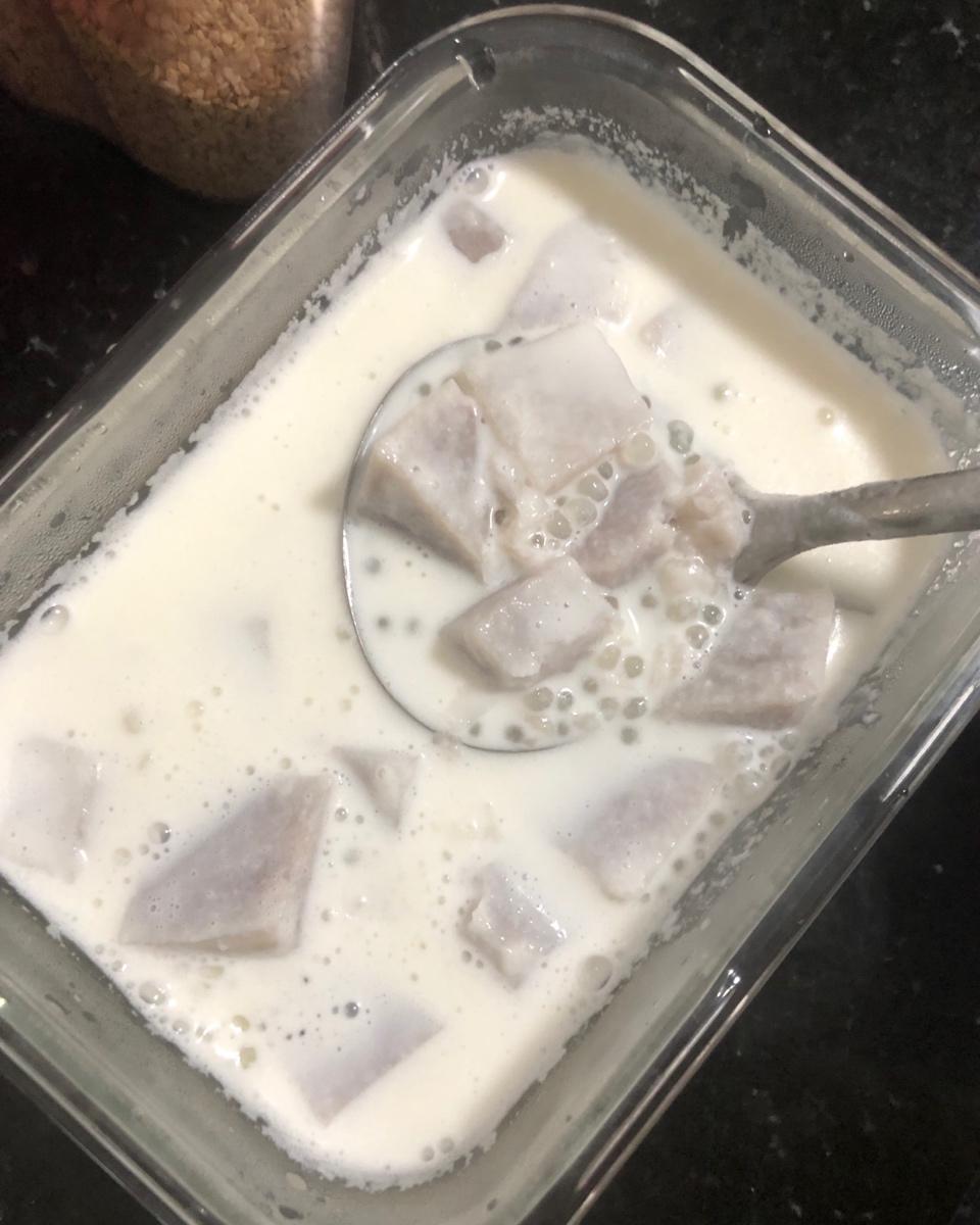 香芋椰汁西米露🥥（和糖水店味道一模一样）