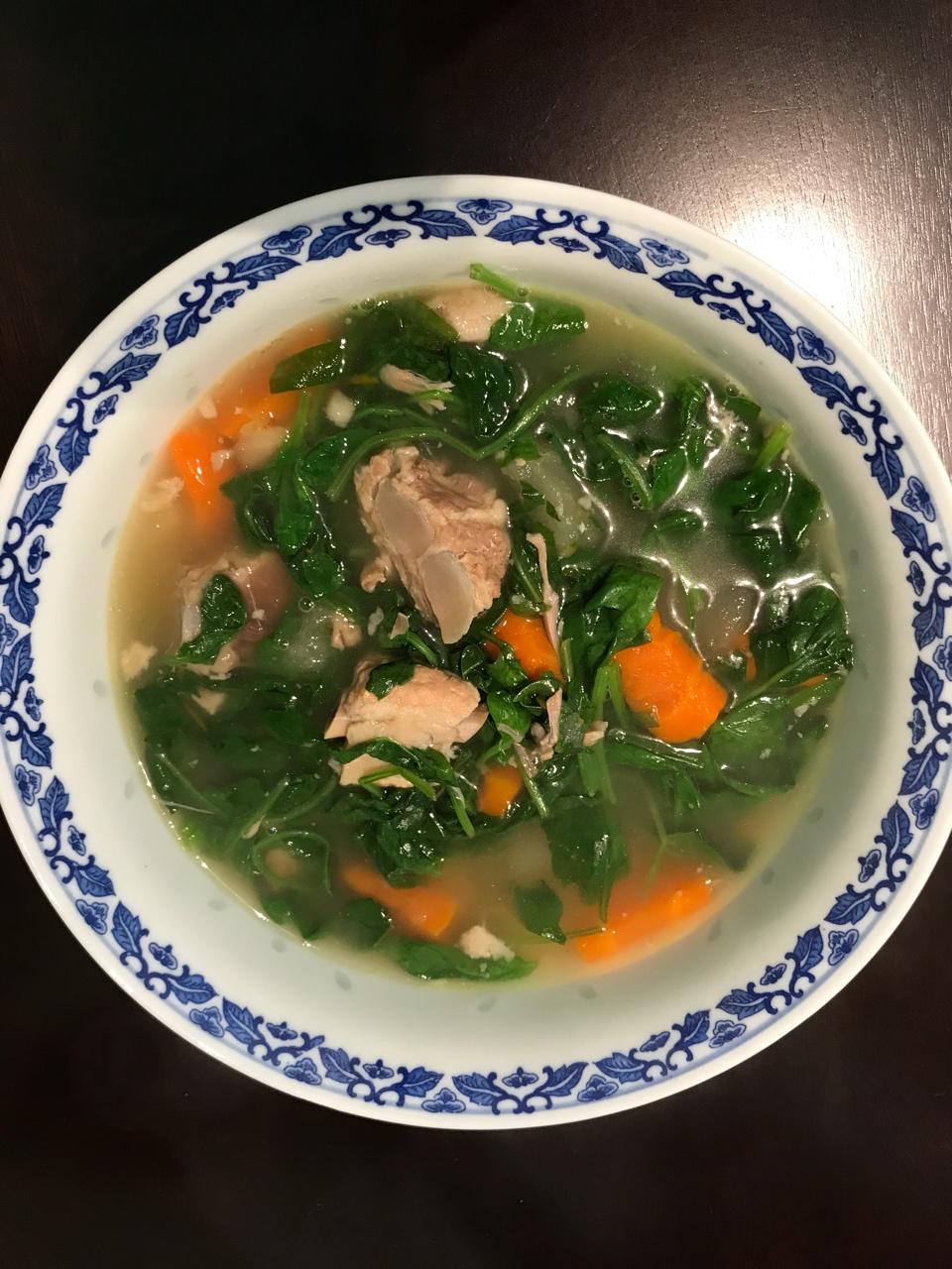 菠菜汤 快手菜 营养蔬菜汤