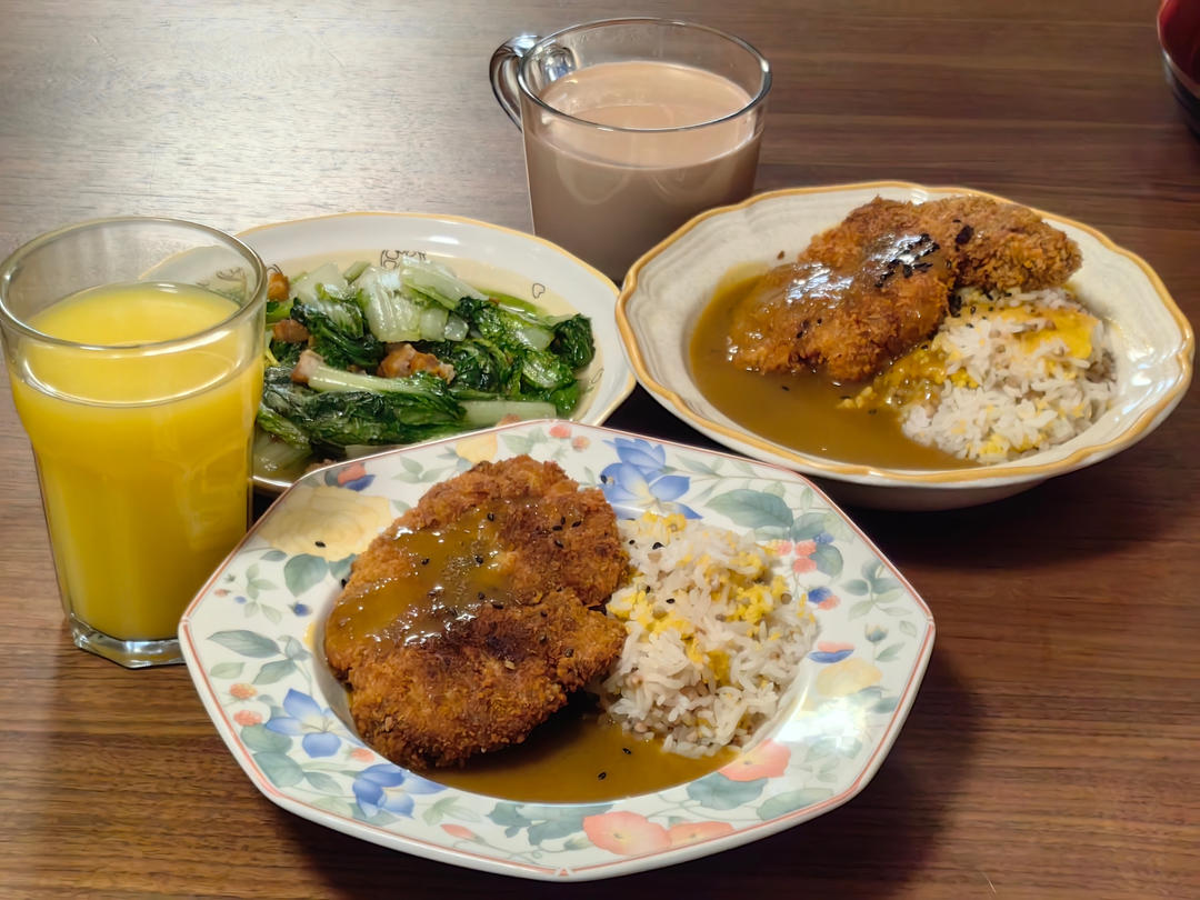 家常快手菜 日式炸猪排（自调酱汁）
