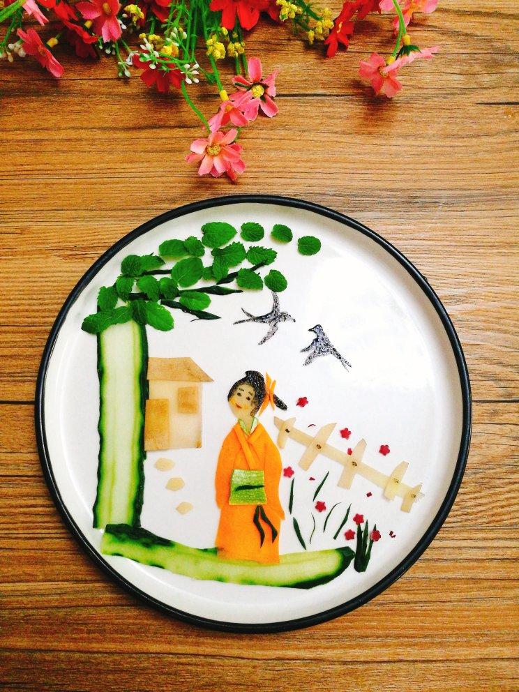 作品 泥娃娃1做的早餐2018年6月10日《续父井梧吟》      唐 · 薛涛