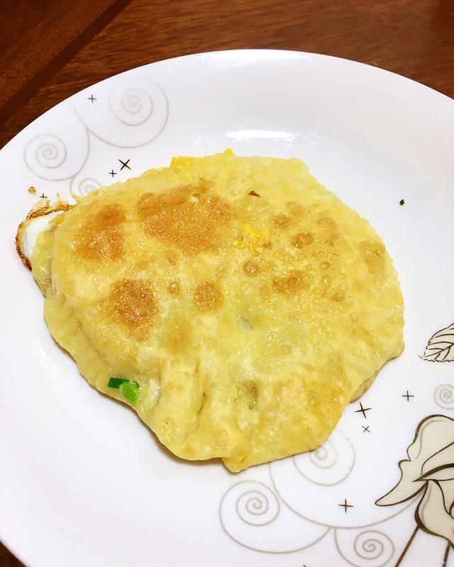 饺子皮鸡蛋灌饼