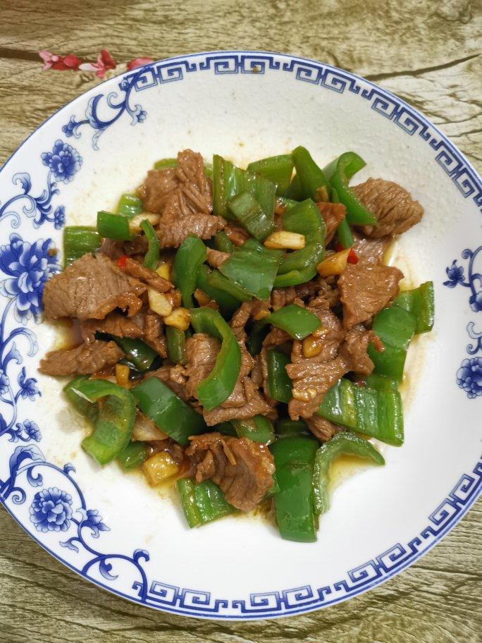 青椒炒牛肉