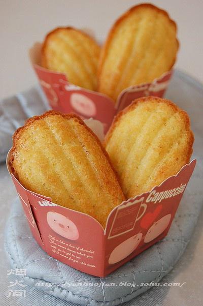 贝壳小蛋糕（Madeleines）的做法