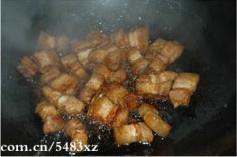 干豆角烧肉的做法 步骤4