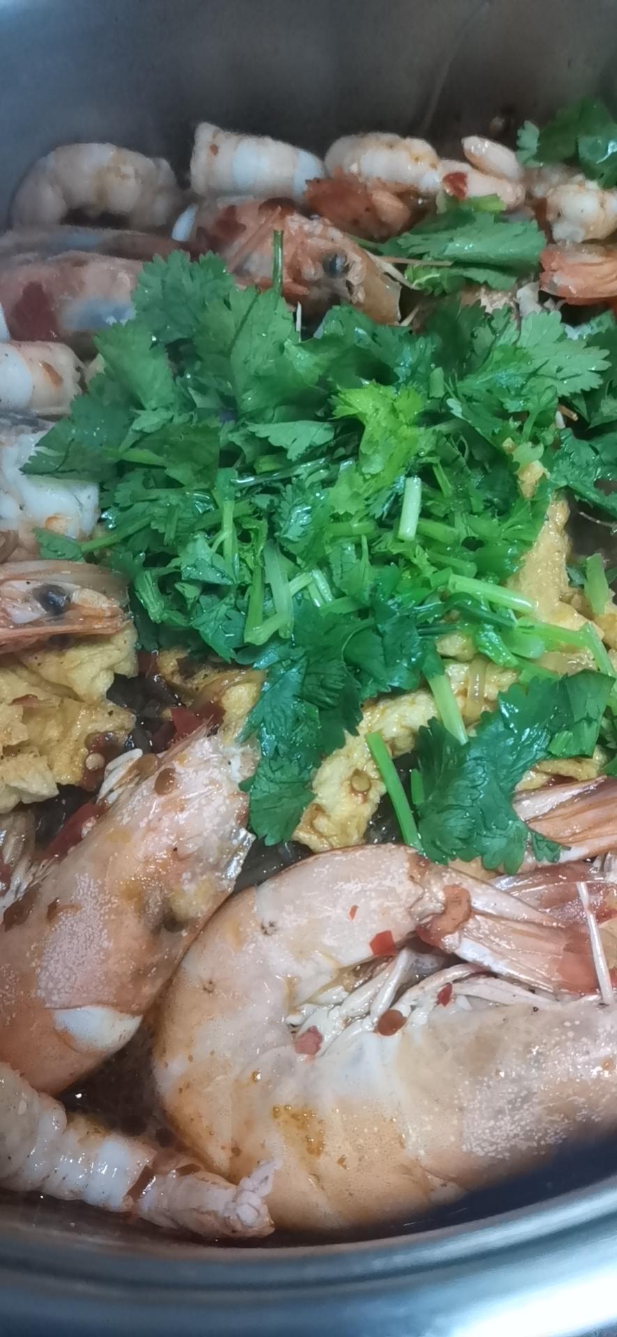 鲜虾粉丝煲