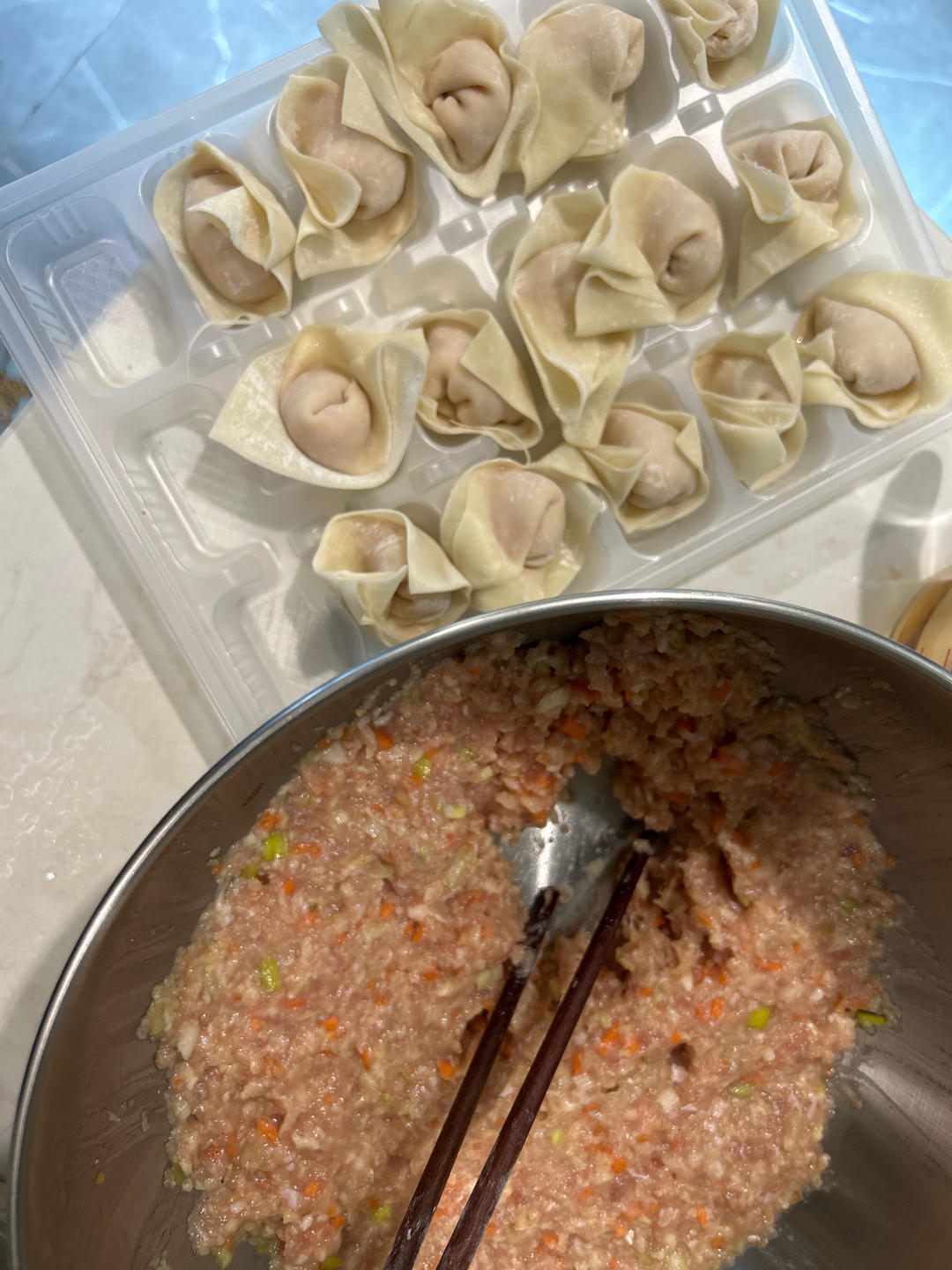 鲜肉马蹄馄饨