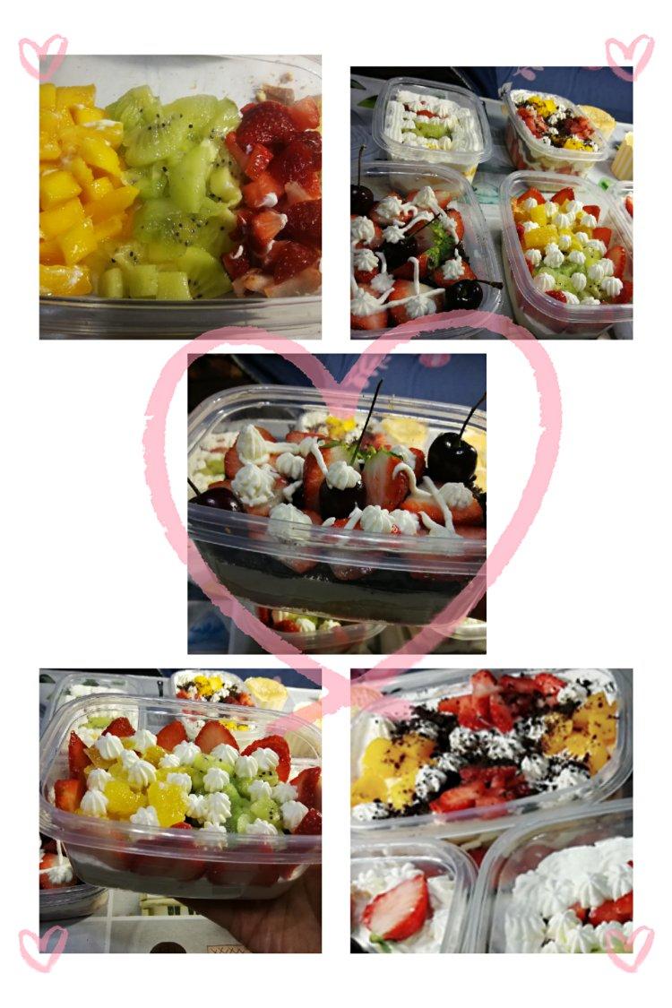 草莓奶油蛋糕盒子