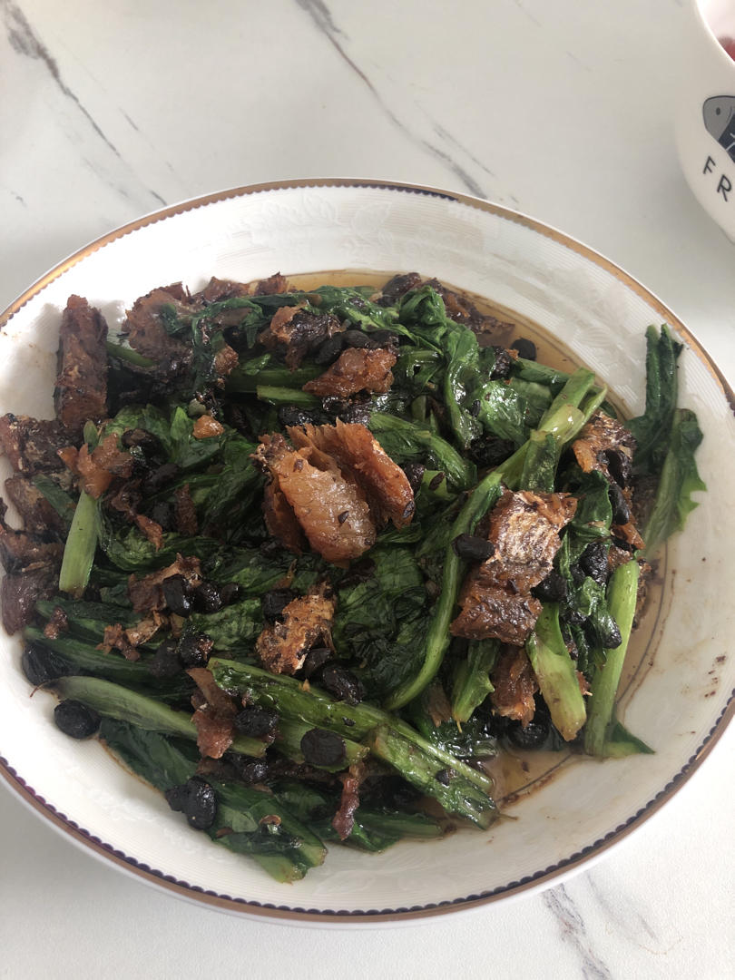 豆豉鲮鱼油麦菜