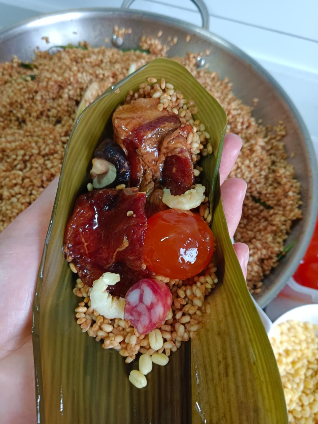 11种口味的粽子.咸粽.甜粽-附粽子包法