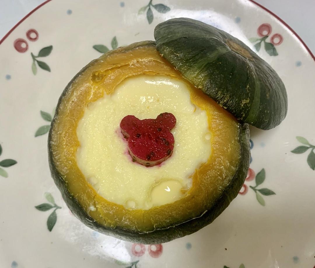 贝贝南瓜蒸蛋（懒人0失败）