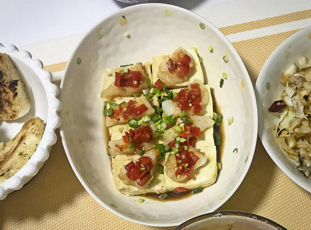 剁椒鱼柳蒸豆腐