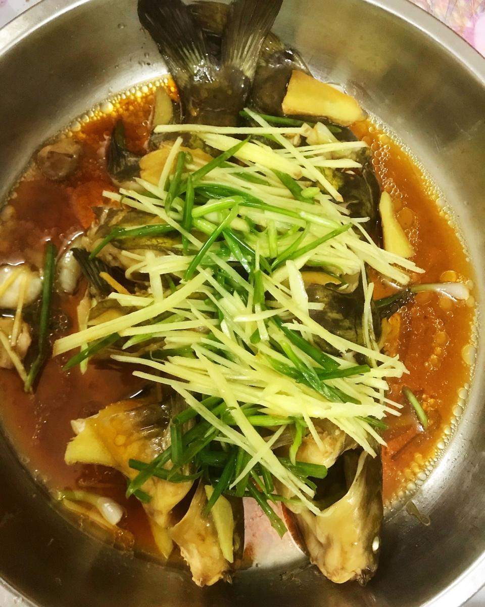 豉汁蒸黄骨鱼