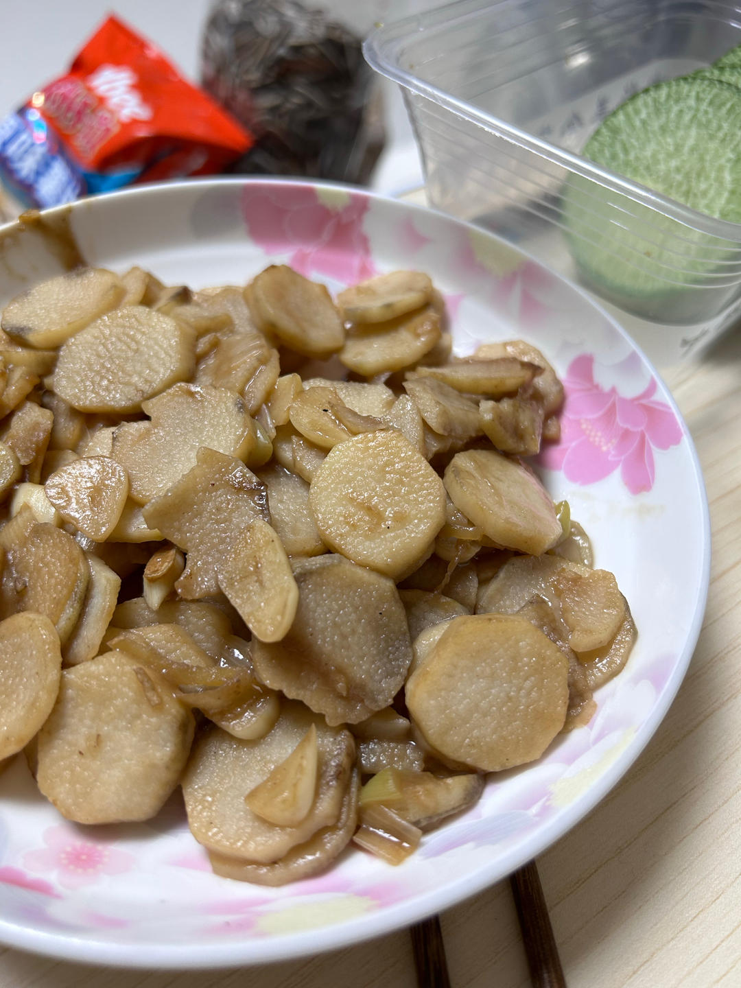 素炒山药