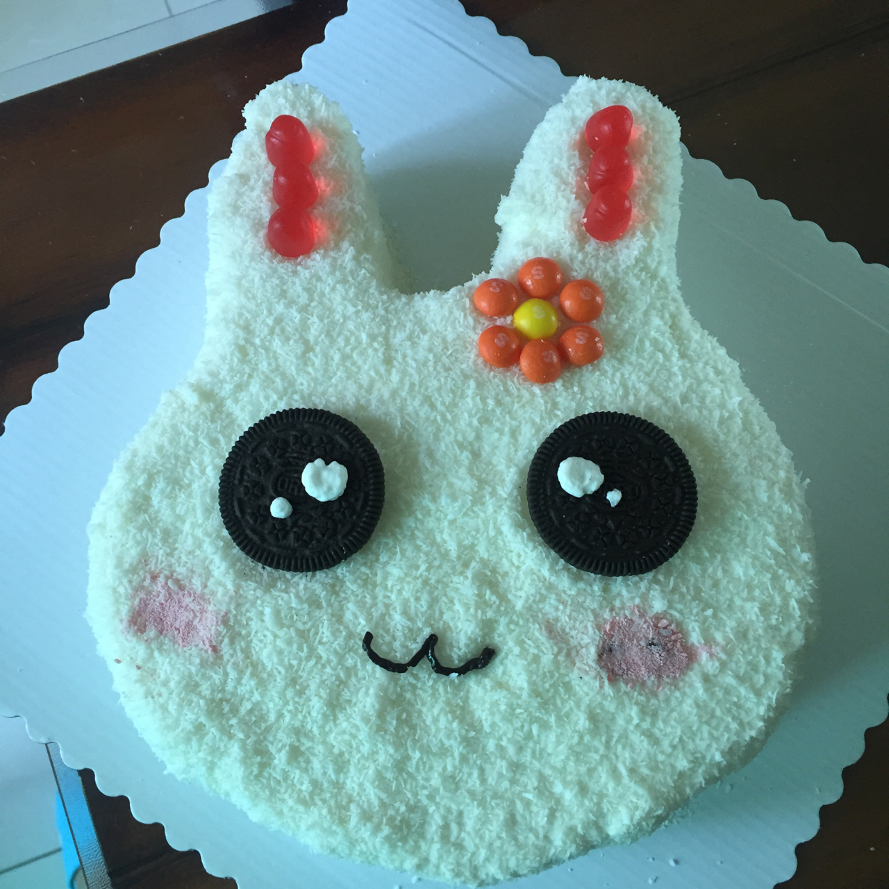 椰蓉小兔子奶油蛋糕