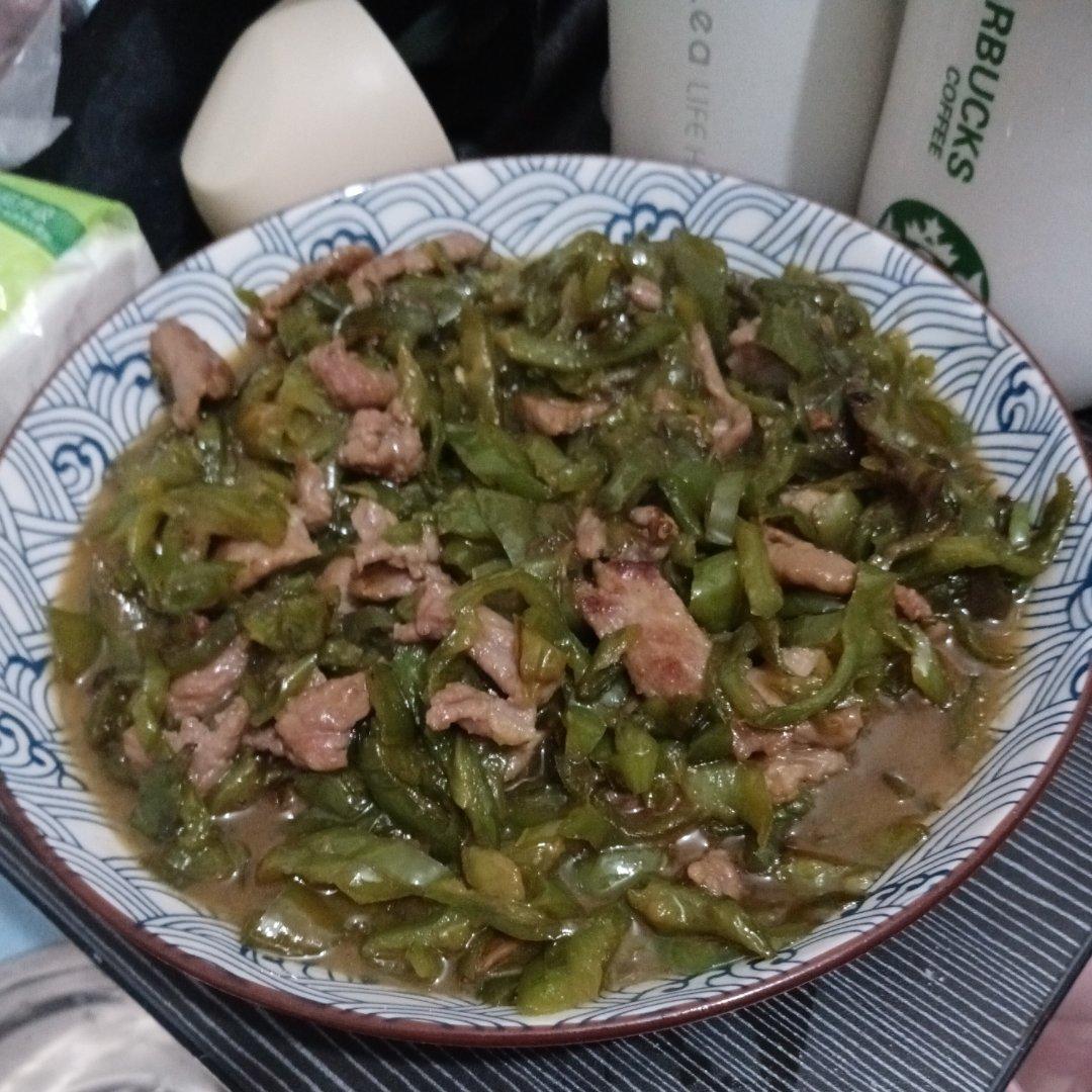‼️好吃到舔盘的青椒肉丝盖浇饭