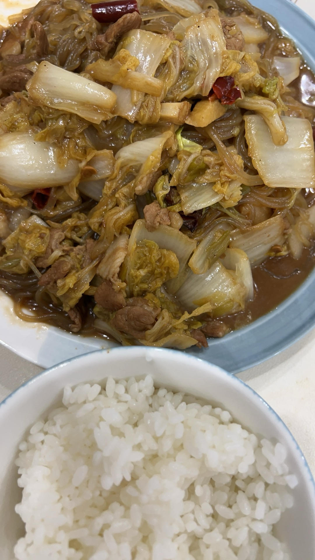 猪肉白菜炖粉条