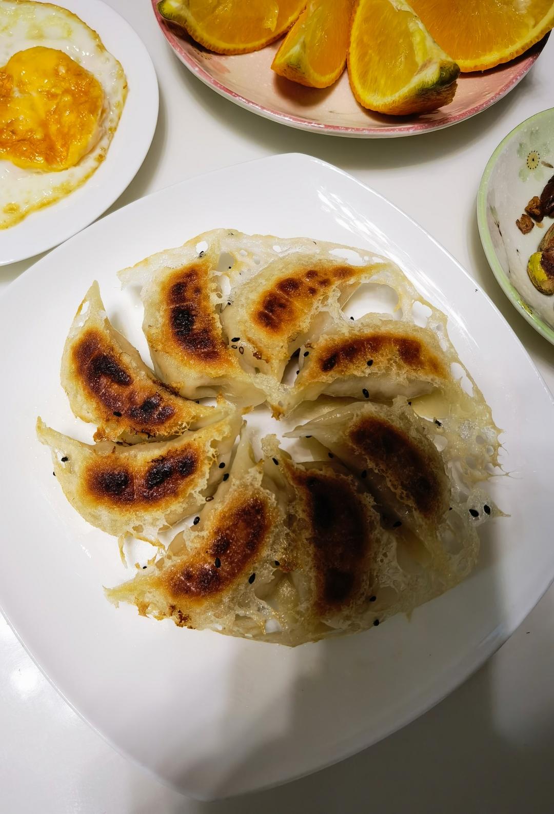 西葫芦鸡蛋饺子，低脂低卡，皮薄馅大