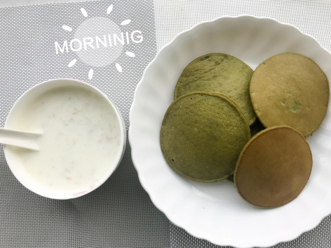 抹茶松饼（无油少糖版）