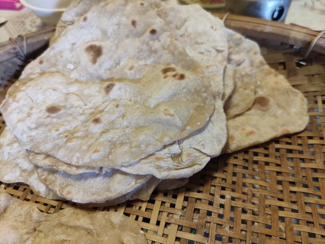 低卡减脂软软软，软到无边的全麦薄饼（空心饼）