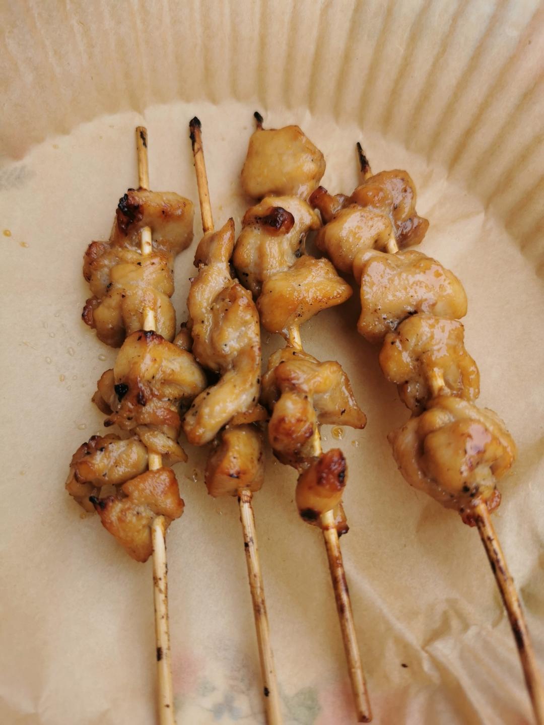 烤箱版照烧鸡肉串