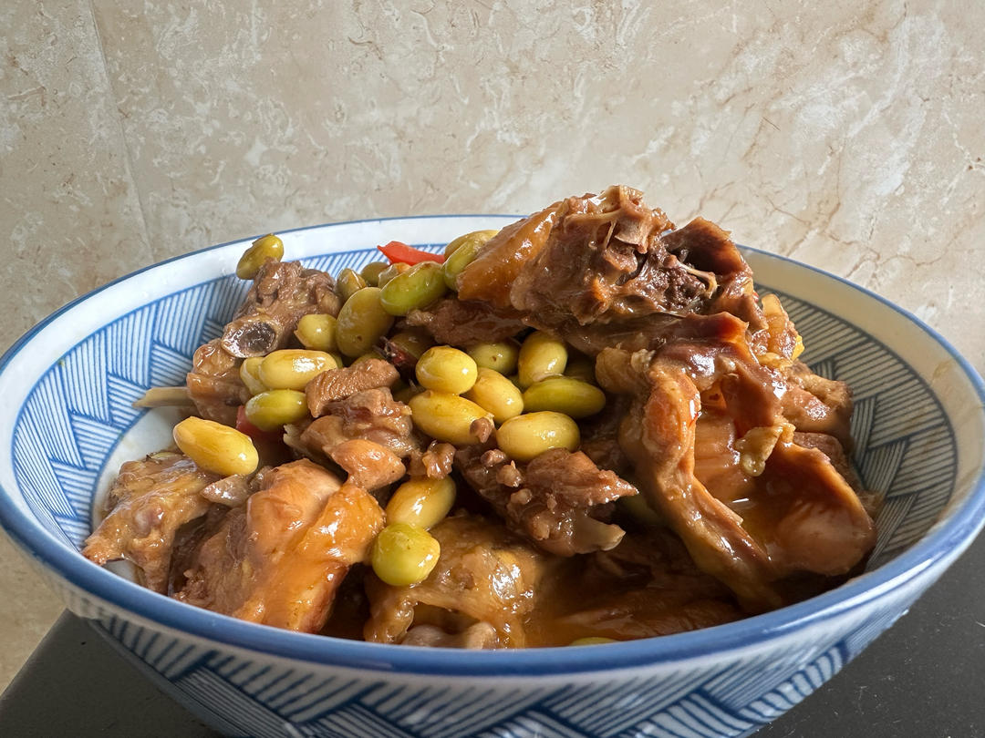 下饭菜｜毛豆烧鸡腿🍗真的pangpang香🔥