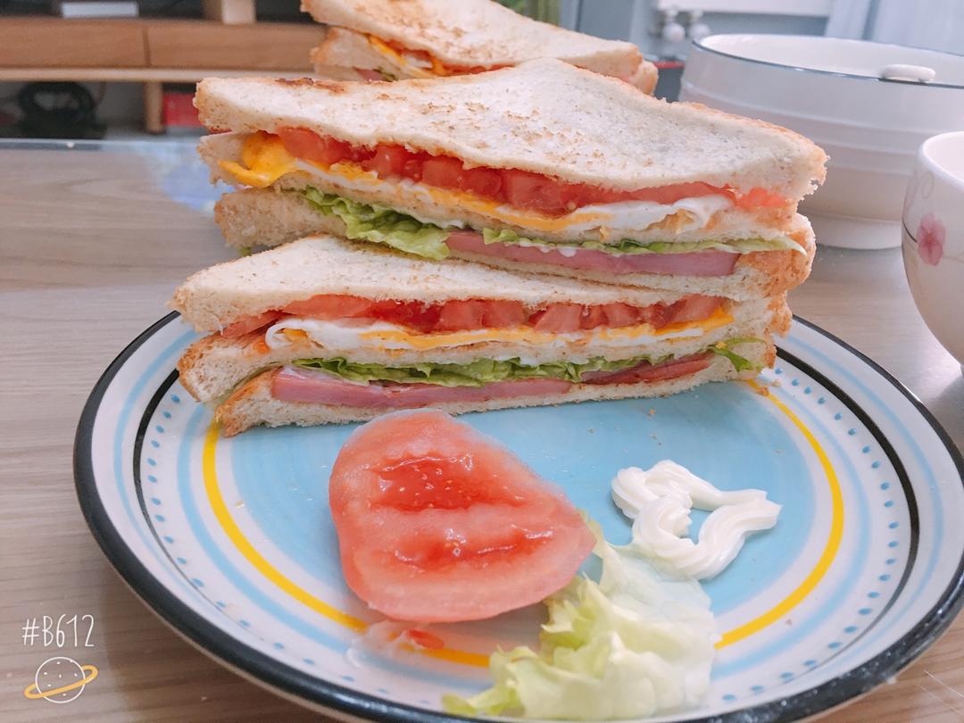 上班族👩‍💼自制早餐三明治🥪