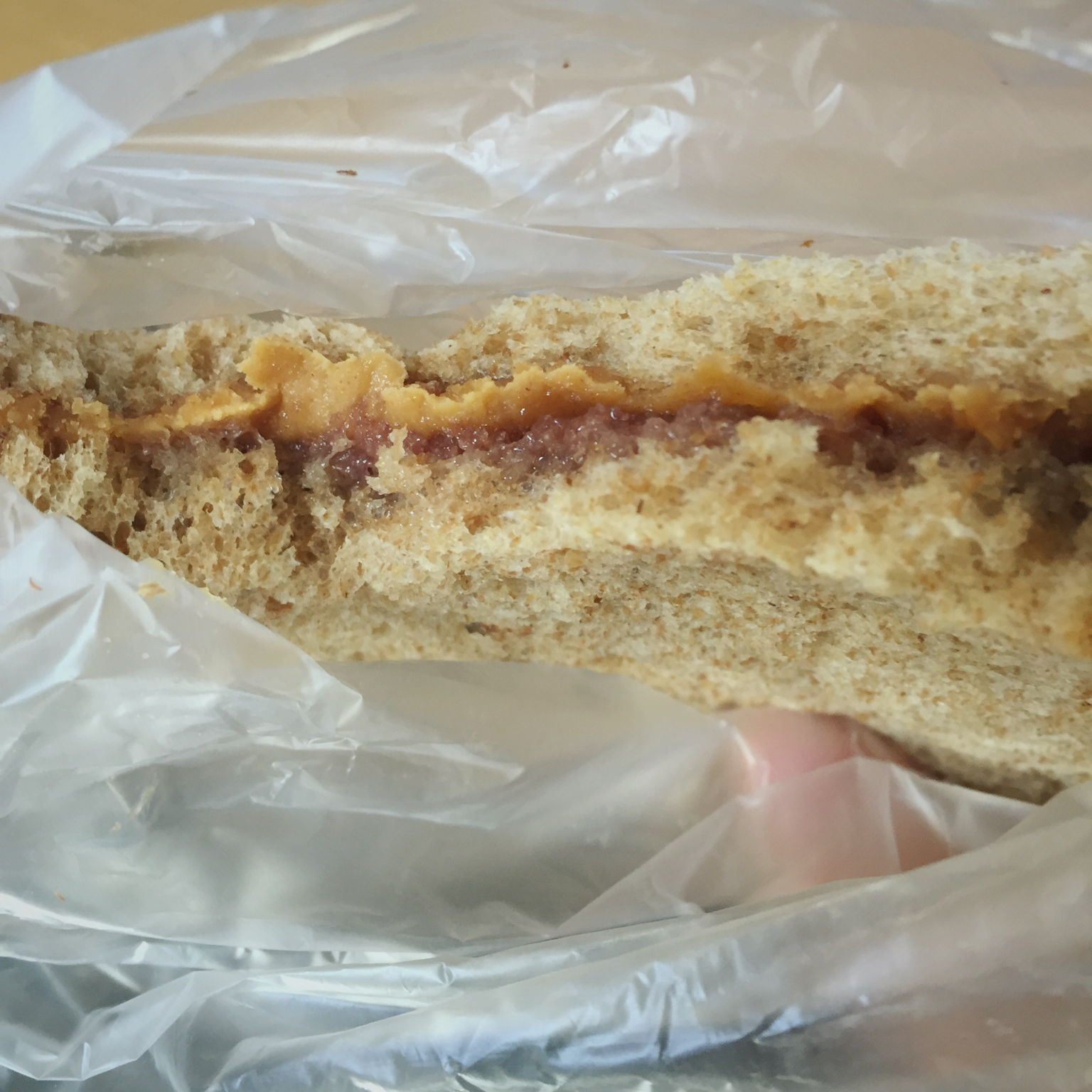 Peanut butter and jelly sandwich 花生酱果酱三明治