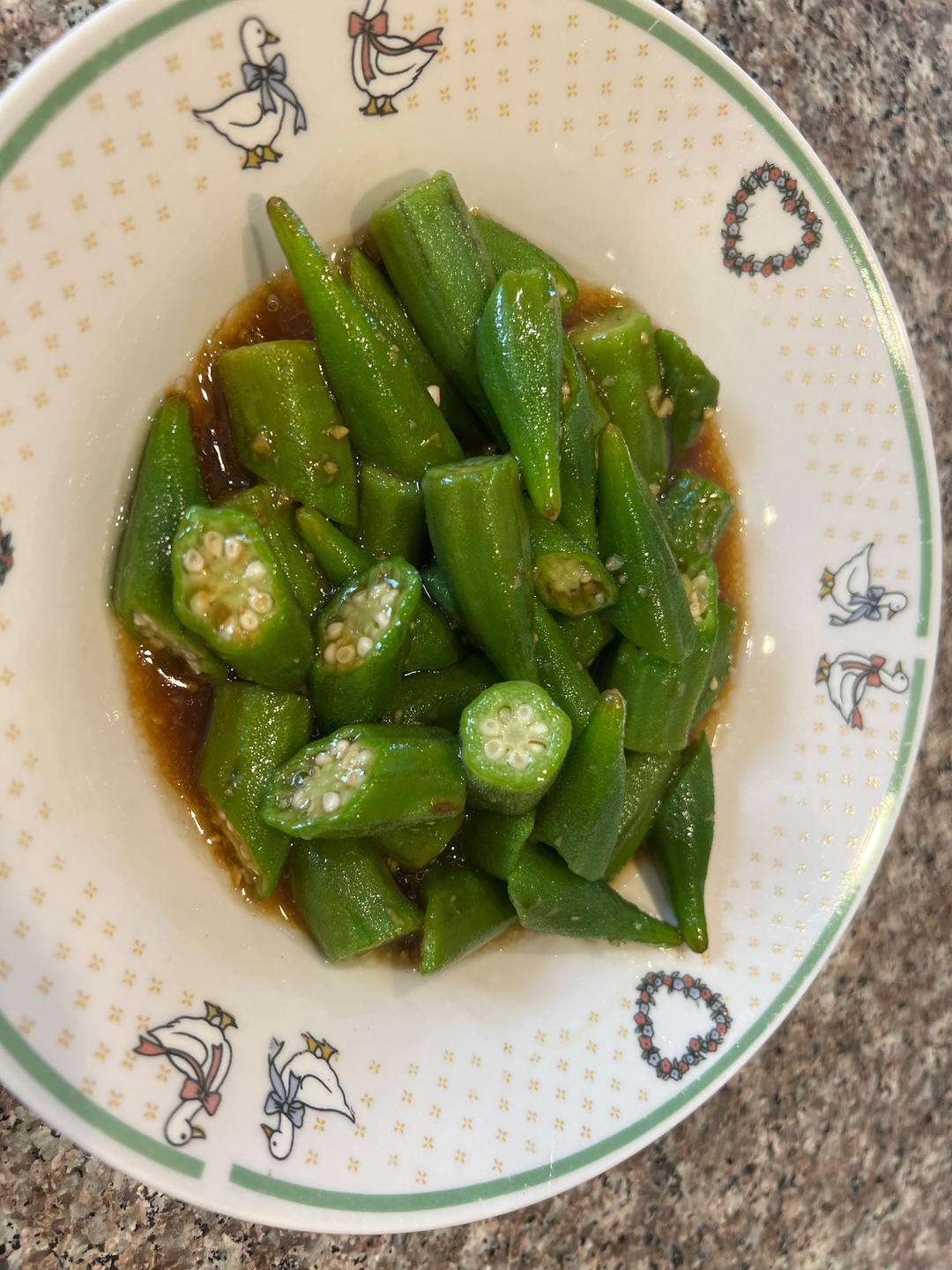蚝油秋葵