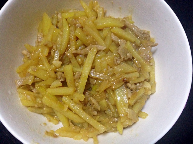 土豆炒肉丝