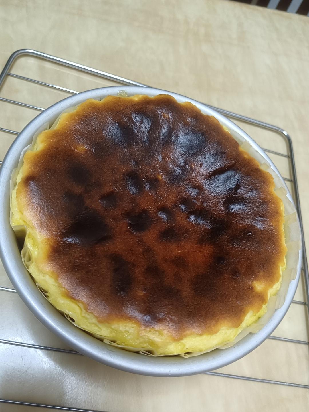 【0294】巴斯克式榴莲乳酪蛋糕（免机器版） <302小厨房>