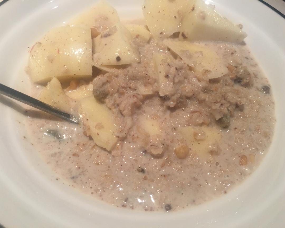 多口味牛奶钢切早餐燕麦粥丨健康·三餐