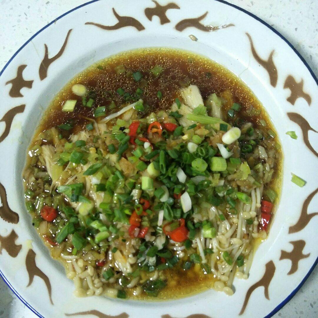 蒜蓉蒸金针菇