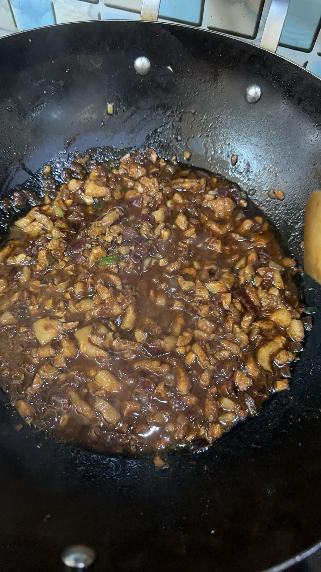 香菇卤肉饭造起来