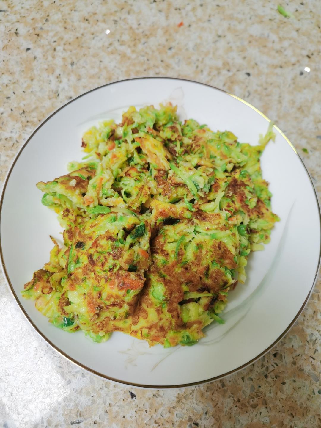 西葫芦胡萝卜早餐饼