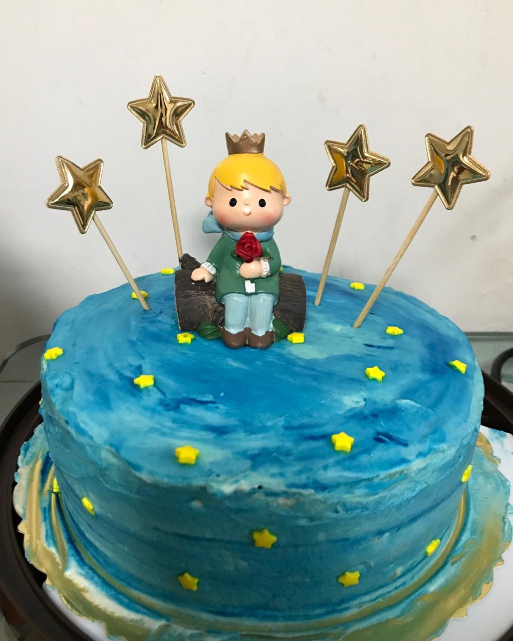 小松女做的小王子主题生日蛋糕男宝宝生日蛋糕