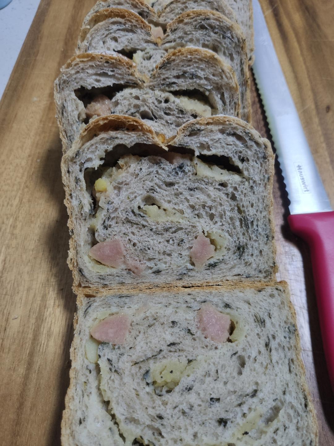 土豆香肠芝士面包｜咸口面包脑袋必做