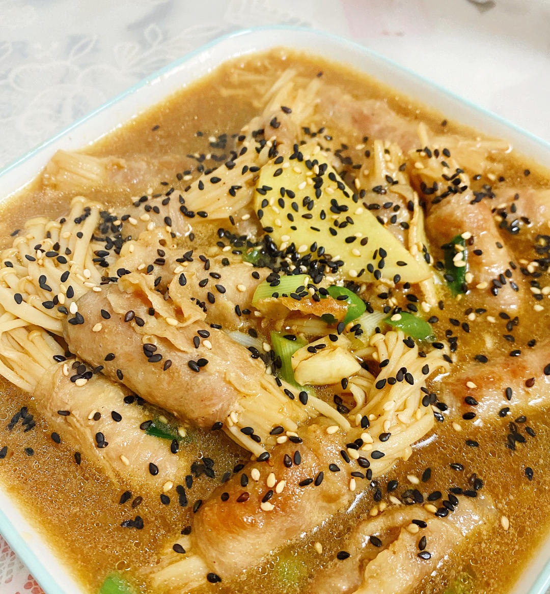 孩子的最爱——牛柳金针菇