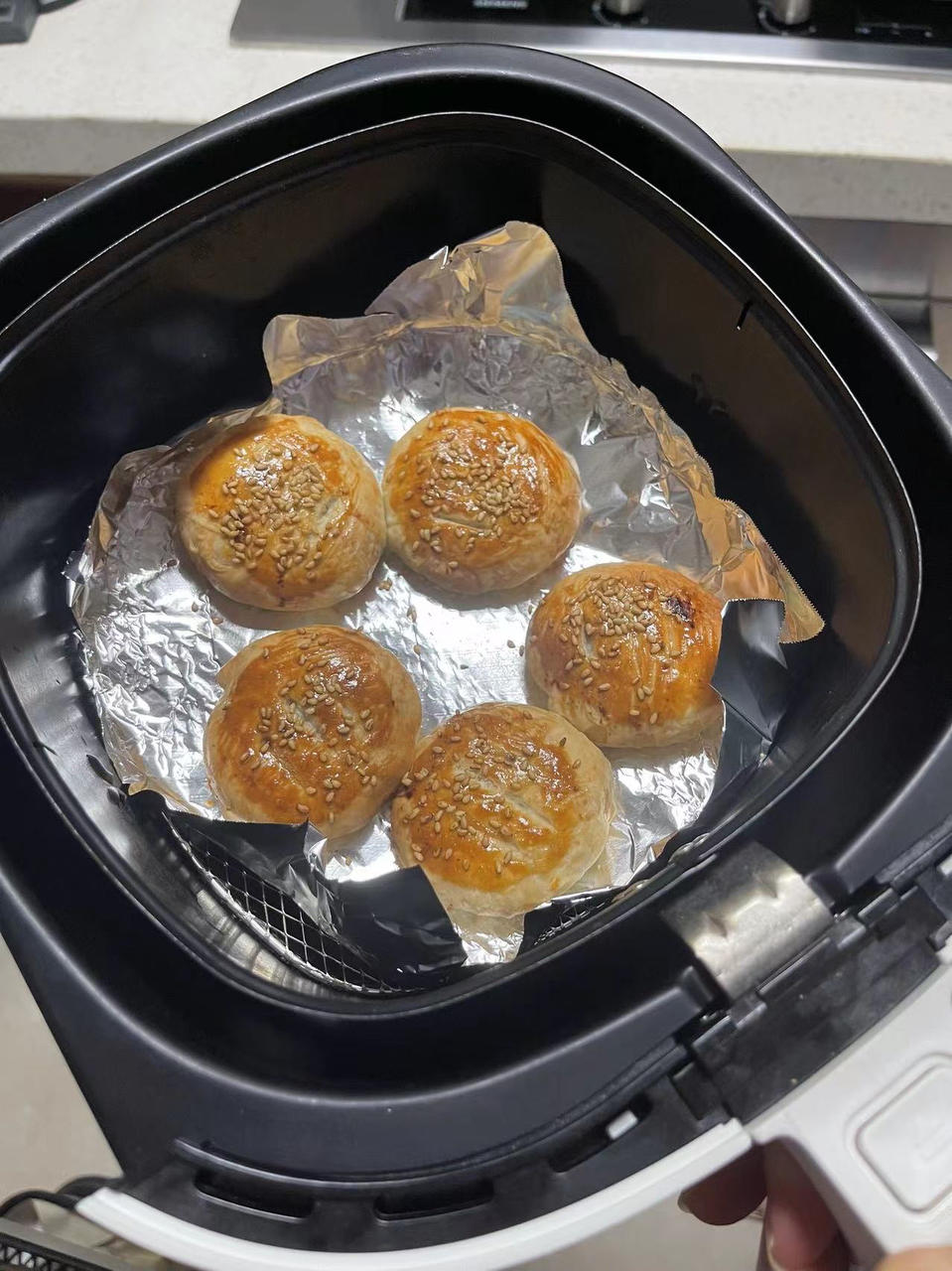 豆沙馅老婆饼（玉米油版）