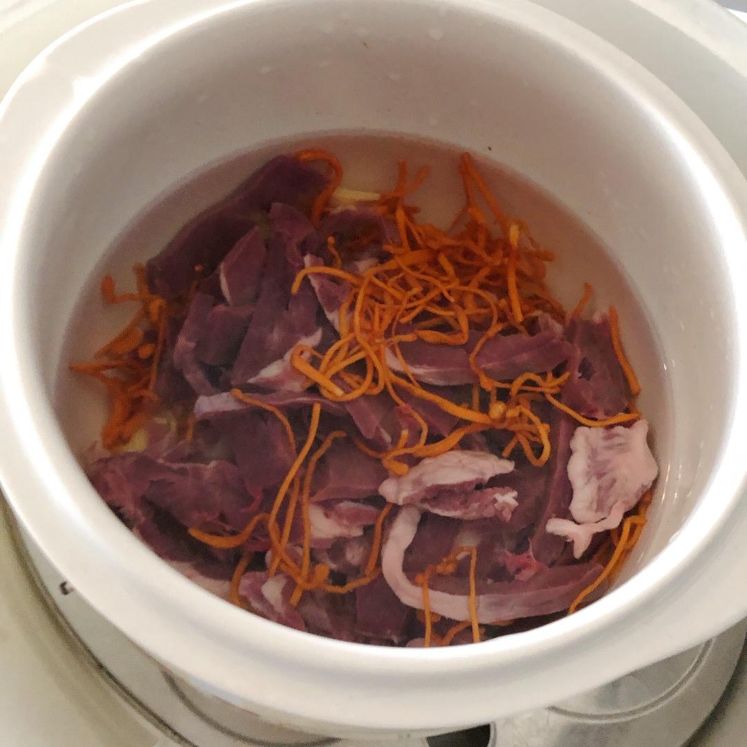 clj196做的虫草花猪心汤