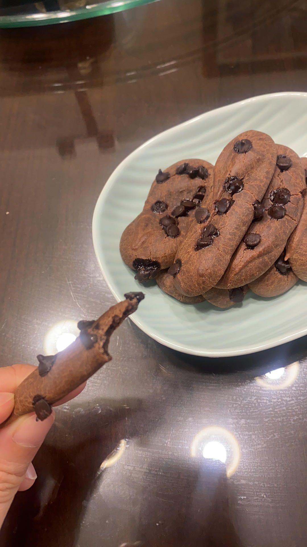 外脆里糯❗️零失败❗️巧克力可可手指麻薯❗️