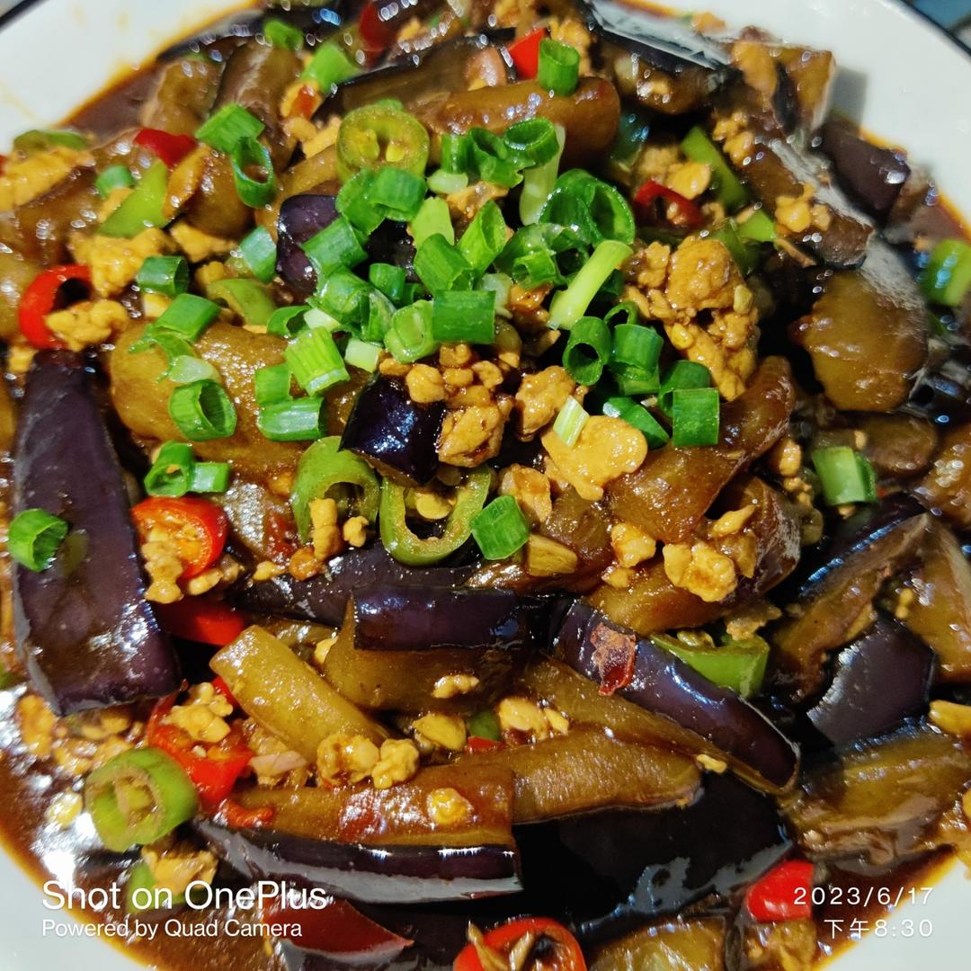 无敌好吃巨下饭的家常菜～肉沫茄子