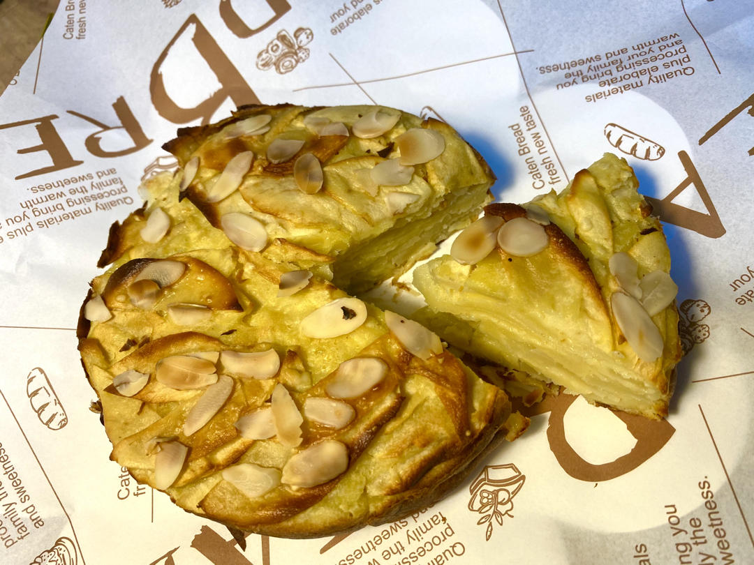 柔软奇妙的苹果隐形蛋糕