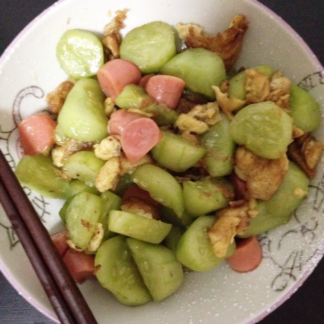 丝瓜炒蛋